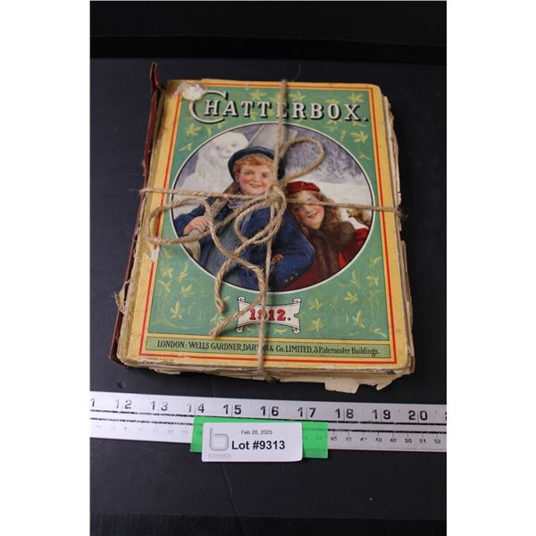 Antique Chatterbox 1912 Book - Some Wear
