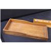 Image 3 : Oak Office Tray - 7" x 14" & Wooden Pick-Up Sticks (Mikado) Game