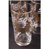 Image 2 : (6) Vintage Libbey 50th Anniversary Gold Decorated Glasses Set
