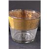 Image 2 : Starlyte Vintage Embossed Ice Bucket - 5" x 6" & Candle Coasters Set in Box