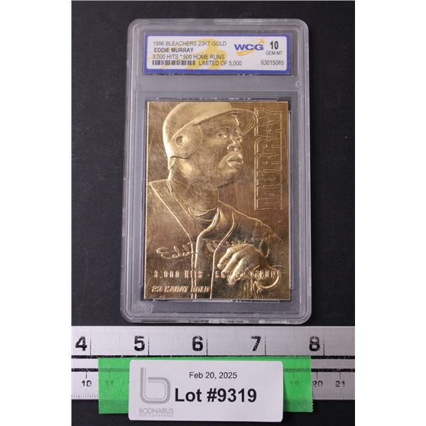 Eddie Murray 1996 Bleachers 23KT Gold Baseball Home Run Trading Card - Graded