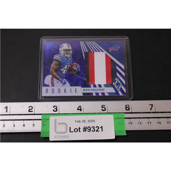 Panini 2019 Devin Singletary Jersey Football Trading Card