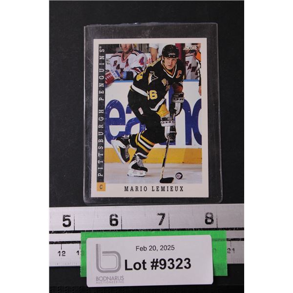 Score 1993 Mario Lemieux Hockey Trading Card