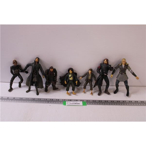 (7) Lord of the Rings Figurines/Action Figures - Assorted
