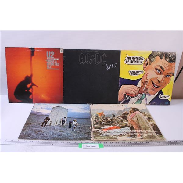 (5) Records: AC/DC, U2, Woodstock, The Who, Frank Zappa
