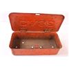 Image 2 : Vintage Case Orange Metal Tool Box - 12" x 6" x 3.5"