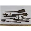 Image 1 : Vintage Tool Lot: Bar Clamp, Drill Bits, Soldering Iron, (2) Stove Shovels, Misc.