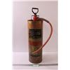 Image 1 : Vintage 26" Tall x 7.5" Pyrene Copper Pump Tank - Fire Extinguisher