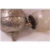 Image 3 : The Angle Manufacturing Co. Wall Mount Kerosene Lamp (Shade Has Crack, As Pictured) - 15" x 9"