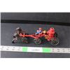 Image 1 : Metal Vintage Horse Drawn Fire Engine