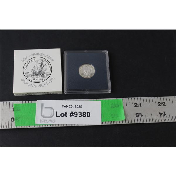 Royal Canadian Mint Giovanni Caboto 50th Anniversary 10 Cent Coin