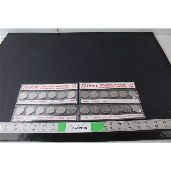(24) 1999 & 2000 Millenium Quarters