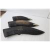 Image 3 : (3) Kukri Daggers w/ Sheaths - Up to 15.25" Long