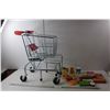 Image 1 : Melissa & Doug Kids' Shopping Cart 22" Tall, 20.5 Long, 11.5" Wide & Toy Foods
