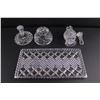 Image 3 : Vintage Vanity Items (Ring Dish, Perfume Bottle, Tray) - - Chip