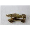Image 3 : Vintage Model Brass Cannon 6.25" Long