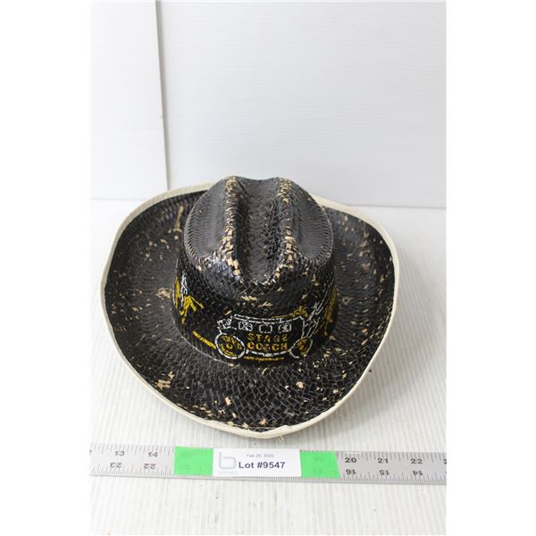 Vintage Stage Coach Straw Hat