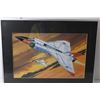Image 3 : Avro Arrow Military Plane Framed Print Artwork 18.25" Wide x 14.25" Tall