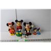 Image 1 : (7) Vintage Mickey & Minnie Mouse Figurines- Coin Banks, Bobbleheads, Misc.