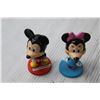 Image 2 : (7) Vintage Mickey & Minnie Mouse Figurines- Coin Banks, Bobbleheads, Misc.