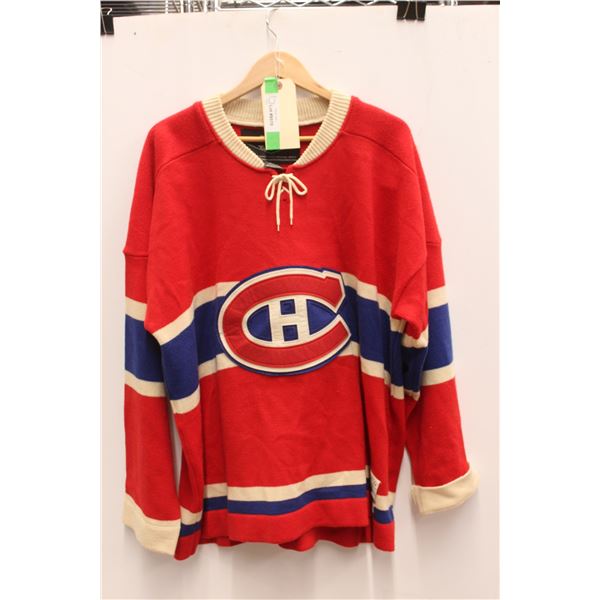 *Vintage Montreal Canadiens Acrylic Sweater- XXL