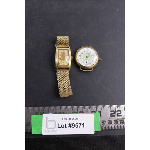 (2) Vintage Wrist Watches (Jewel & Diana)
