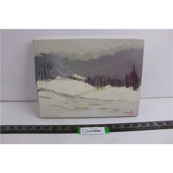 Canvas Wall Art "Winter Retreat" - Artist: Labelle 12" x 9"
