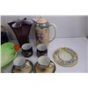 Image 2 : Assorted Vintage Ceramics (Tea Cups, Vases, Ash Trays) - Poole England Pottery by Beverly Mantel