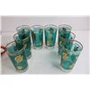Image 3 : (3) Vintage Ceramic Tea Pots, Set of 8 Drinking Glasses