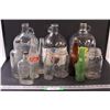 Image 1 : (12) Vintage Glass Bottles, Coca Cola, 7-UP, Heinz Vinegar, Cranberry, Gordon Dry Gin, Misc.
