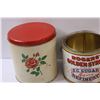 Image 2 : (3) Vintage Collector Tins: Red Rose, Rogers, British Consols Tobacco
