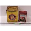 Image 1 : (2) Vintage Collector Tins: Ammonium Carbonate & Summit Nabob Coffee Tin