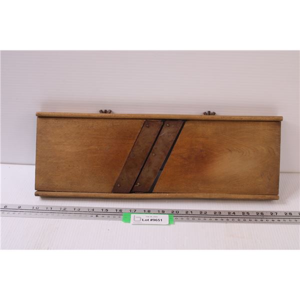 Vintage Cabbage Slicer/Mandolin - 18" x 6"