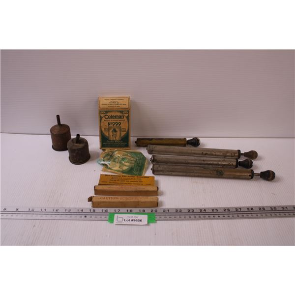 Vintage Coleman Part & Pumps Lot