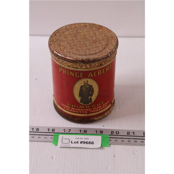 Prince Albert Tobacco Tin - 5" x 4"