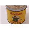 Image 2 : Archer Tobacco Tin - 4" x 4.5"