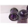 Image 3 : (3) Purple Glass Insulators