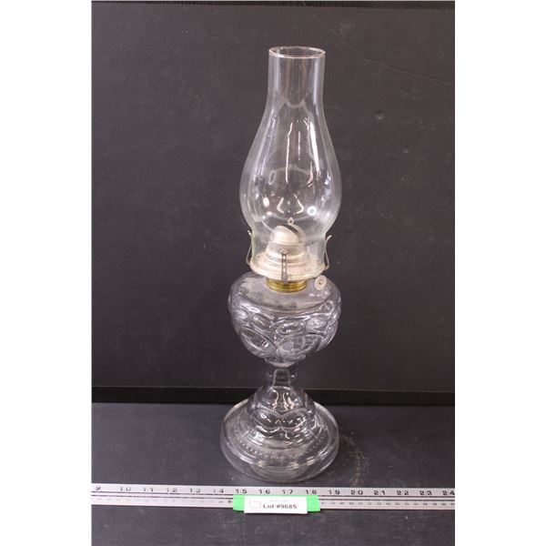 Antique Peanut No. 2 Kerosene Lamp - 18" x 5.5"