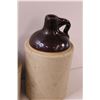 Image 3 : (2) Crocks: Jug & Pickling Jar - 13" Tall & 10" Tall