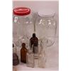 Image 2 : (22) Vintage Glass Bottles/Jars - Assorted