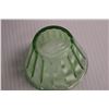 Image 4 : Uranium Glass Anchor Hocking Custard Cup - 2" x 3"