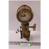 Image 1 : Custom Built Steampunk Style Pendulux Battery Operated Clock - 10" x 6" - As Is