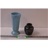 Image 1 : (2) Ceramic Vases: 7" & 4" Tall