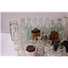 Image 2 : (40+) Apothecary Vintage Glass Bottles & Ink Jars