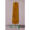 Image 1 : Vintage John Deere Temperature Guage - 13" x 3" ( Missing Temperature Fluid Measure)