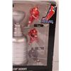 Image 3 : NHL Figurines Set in Box: Stanley Cup Heroes: Ryan Getzlaf, Eric Staal, Joe Sakic, Misc.