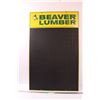 Image 1 : Beaver Lumber Chalkboard (Double Sided) - Some Wear - 24" x 38" - CANNOT SHIP