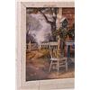 Image 2 : Garden Scene Print in Frame - 19.5" x 16"