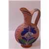 Image 5 : Mexican Style Pottery Vase - 13" Tall & Vintage Turkish Coffee Pot - 12" Tall