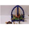 Image 2 : Nativity Scene Candle Rotating Home Decor & Musical Angel Decor - As Is
